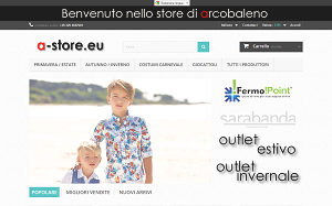 Il sito online di A-store.eu