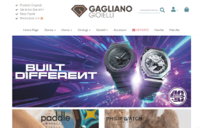 Il sito online di Gagliano Gioielli