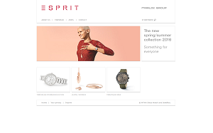 Il sito online di ESPRIT Watches