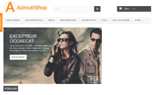 Il sito online di Azimuth Shop