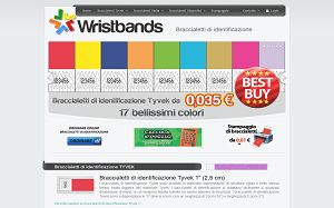 Il sito online di Wristbands