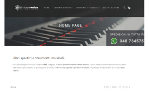 Il sito online di Timbro Musica