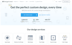 Il sito online di DesignCrowd