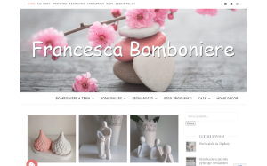 Il sito online di Francesca Bomboniere