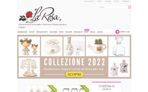 Il sito online di Bomboniere La Rosa