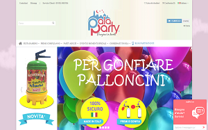 Il sito online di Pala Party