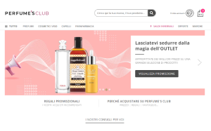 Il sito online di Perfume's club