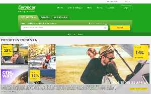 Il sito online di Europcar