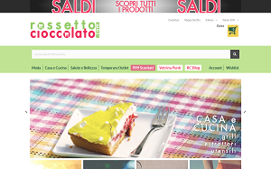 Il sito online di Rossetto Cioccolato