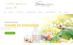 Il sito online di DNA Solutions