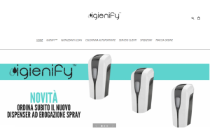 Il sito online di Igienify
