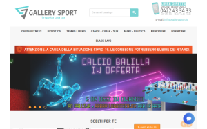 Visita lo shopping online di GallerySport