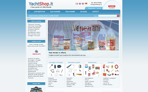 Il sito online di YachtShop