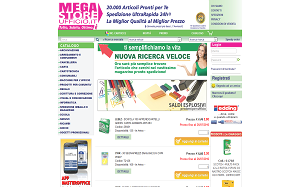 Il sito online di Mega Store Ufficio