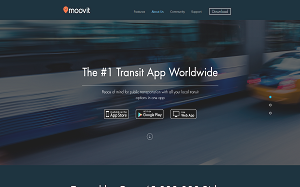 Il sito online di Moovit app