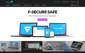 Il sito online di F-Secure