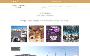 Il sito online di Soleluna beach club