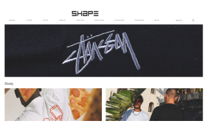 Il sito online di Shapestore