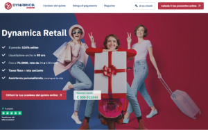 Il sito online di Dynamica Retail