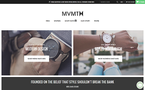 Il sito online di MVMT Watches