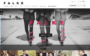Il sito online di FALKE