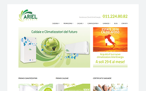Il sito online di Ariel Energia