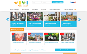 Il sito online di Vivi Amsterdam