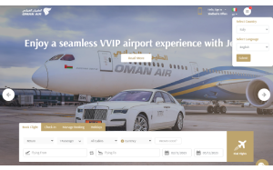 Il sito online di Oman Air
