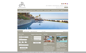 Il sito online di JA Resorts Hotels