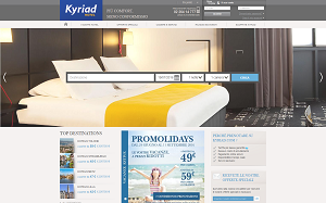 Il sito online di Kyriad Hotel