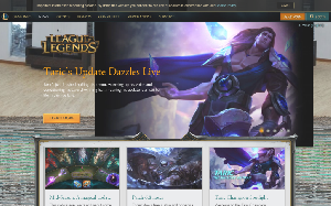 Il sito online di League of Legends