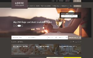 Il sito online di Lotte Hotel