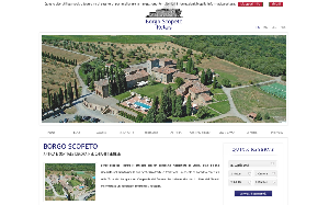 Il sito online di Borgo Scopeto Relais