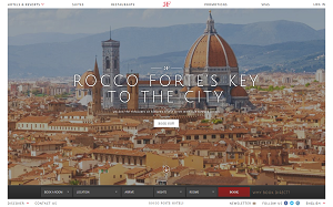Il sito online di Rocco Forte Hotels