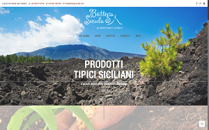 Il sito online di Bottega Sicula