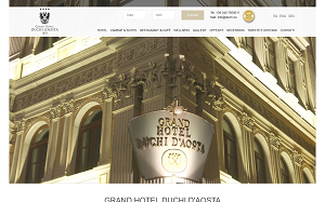 Il sito online di Grand Hotel Duchi d'Aosta