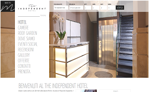 Il sito online di The Independent hotel