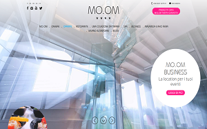 Il sito online di Moom Hotel