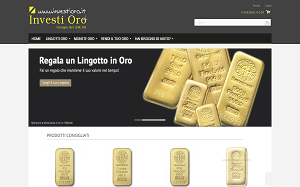 Il sito online di Investi Oro