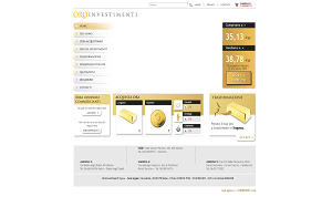 Il sito online di Oro Investimenti