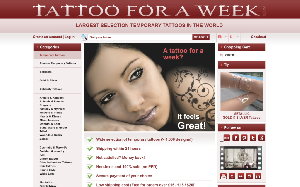 Il sito online di Tattoo for a week