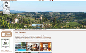 Il sito online di Relais Santa Chiara