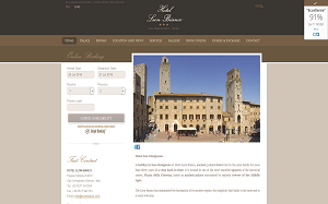 Il sito online di Hotel Leon Bianco San Gimignano