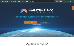 Il sito online di Gamefly Streaming
