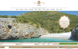 Il sito online di Park Hotel Cilento