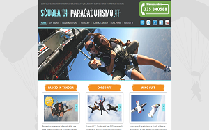 Il sito online di Scuola di Paracadutismo