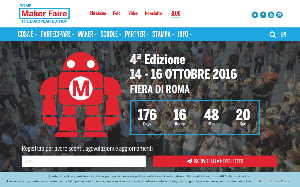 Il sito online di Maker Faire rome