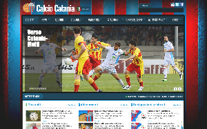 Il sito online di Calcio Catania