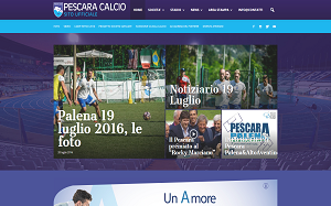 Il sito online di Pescara calcio