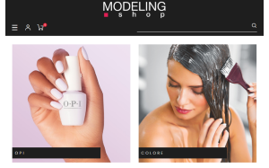 Il sito online di Modeling Shop
